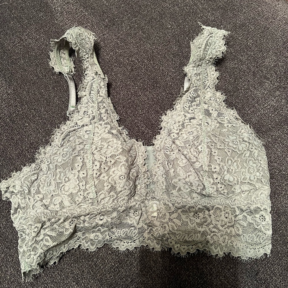 Lace Bralette in green